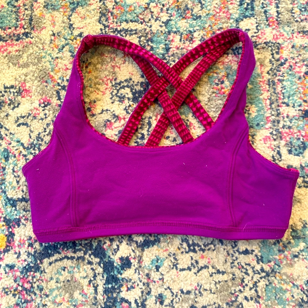 Cute, reversible, sports bra